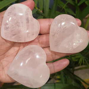 Rose Quartz Hearts
