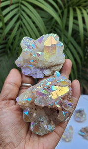 Angel Aura Quartz Cluster