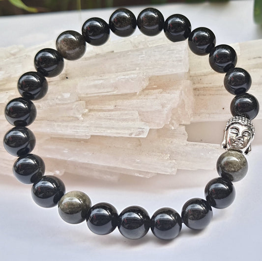 Obsidian Crystal Bracelet